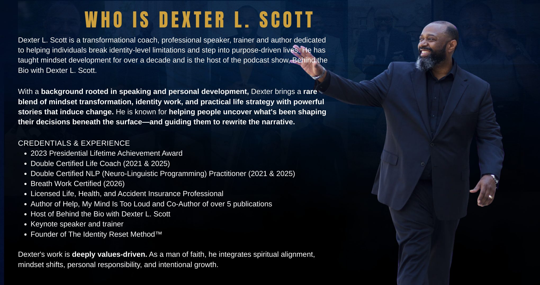 Who Is Dexter L. Scott